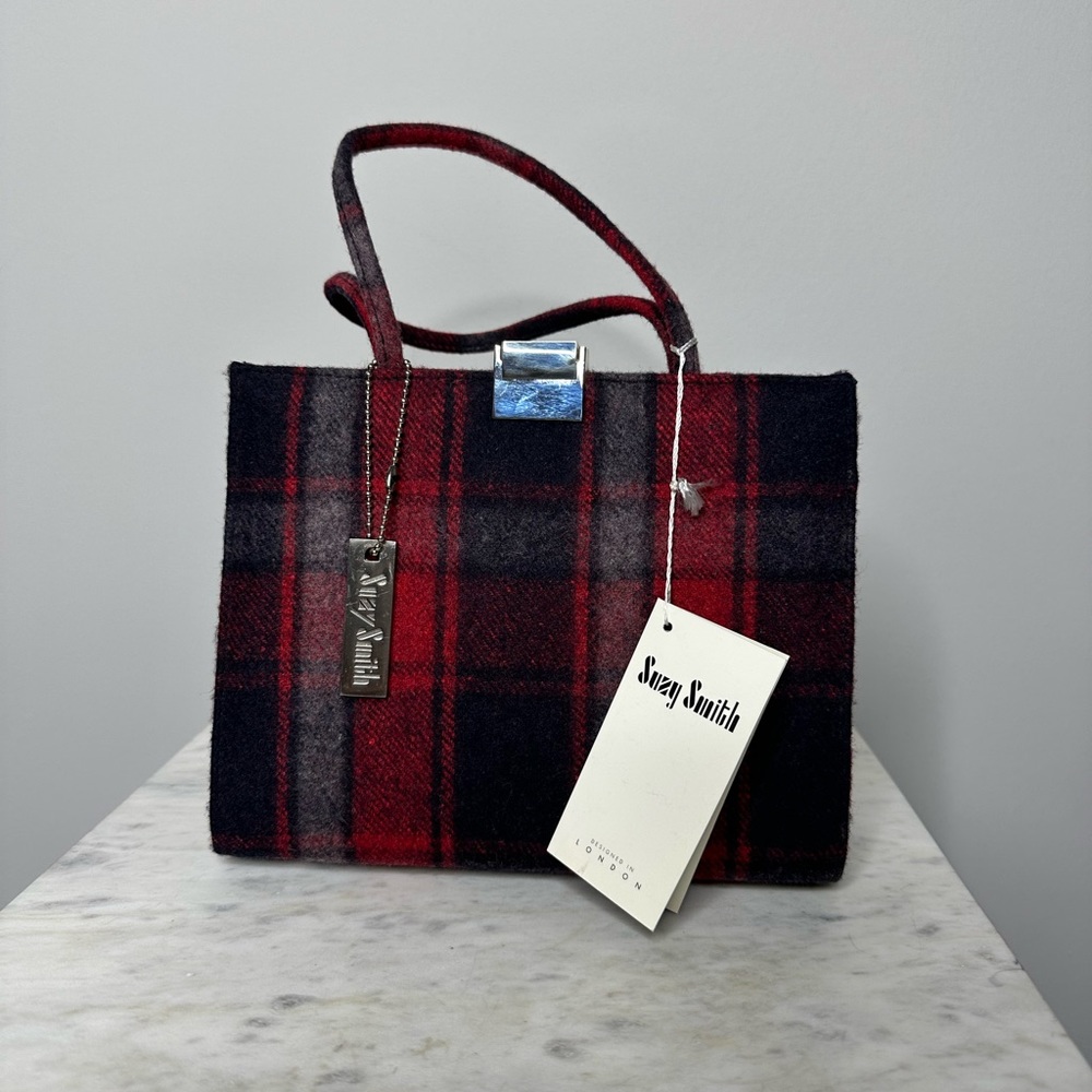 Cutest NWT Vintage Suzy Smith Plaid Small Purse